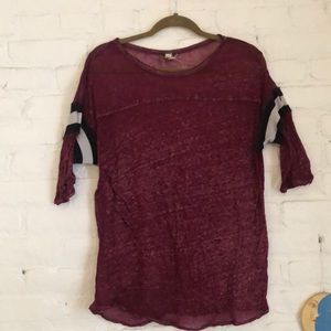 Free People Sheer Jersey Tee